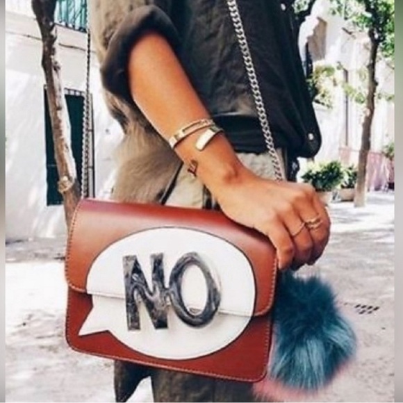 Zara NO pop—art cartoon crossbody chain bag - Picture 5 of 6